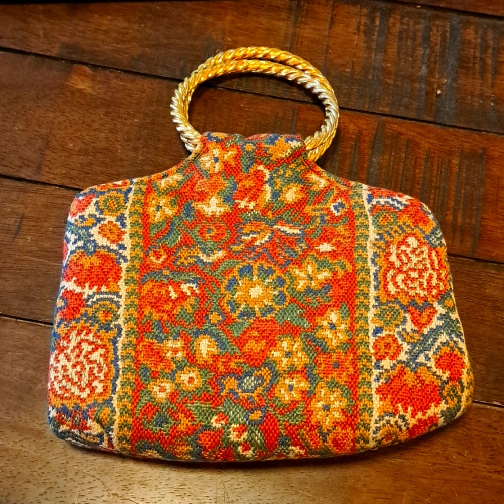 Morris Moskowitz tapestry handbag in excellent condition.